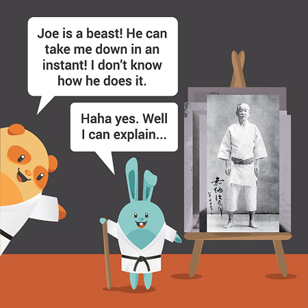 Doe says:  Joe is a beast! He can take me down in an instant! I don’t know how he does it. Joe say :Haha yes. Well I can explain...
